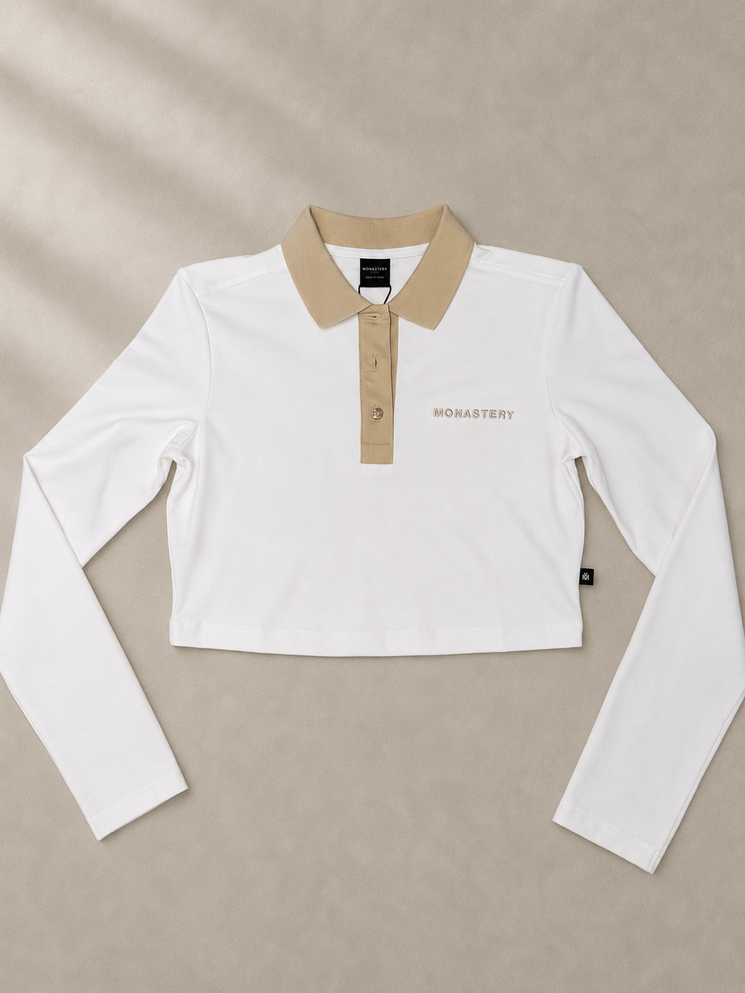 Crop top Polo Blanco Moanstery