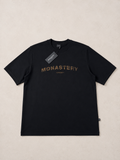 Camiseta negra monastery oversized