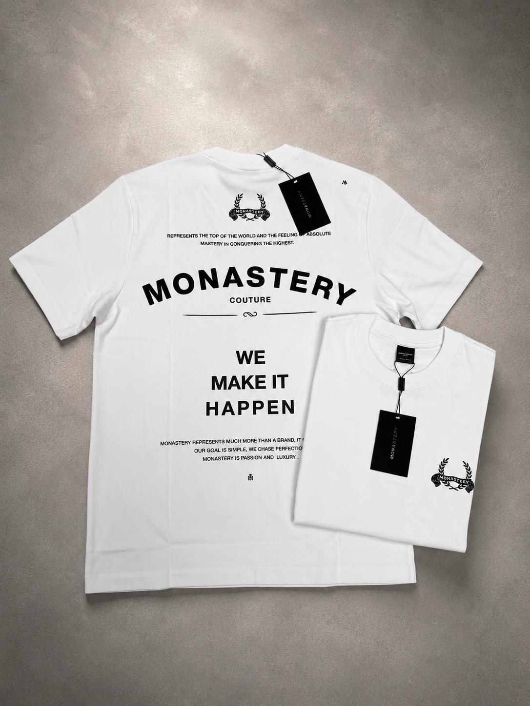 Camiseta monastery blanca