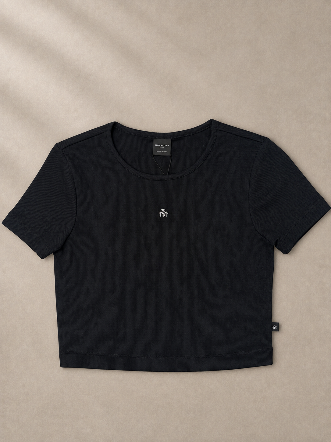 Crop top Negro Monastery