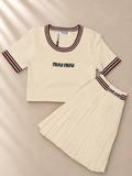 Cream & Burgundy Set