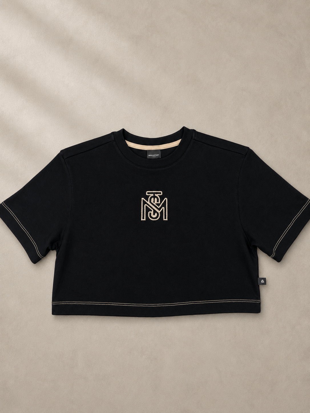 Crop top Negro Monastery