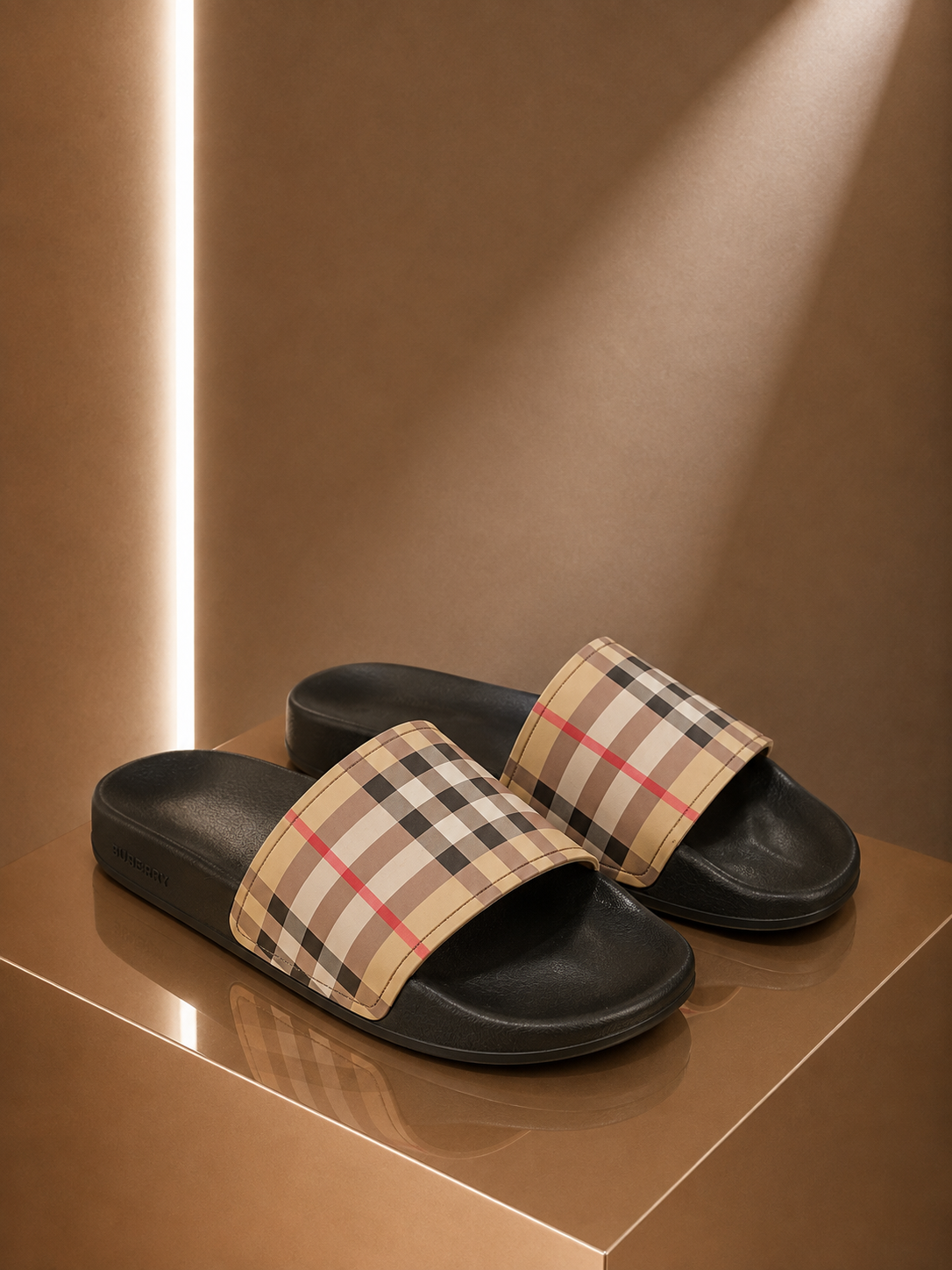 Sandalias Select – Camel Check
