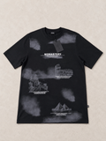 Camiseta negra monastery
