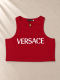 Top Crop Rojo